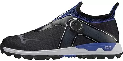 MIZUNO Golf Shoes WAVE HAZARD BOA WIDE 51GM2170 Black Blue US9.5(26.5cm) • $93.21