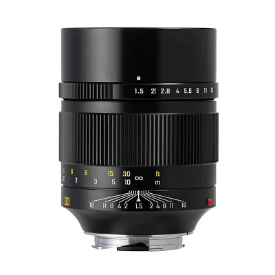 ZhongYi Mitakon SPEEDMASTER 90mm F1.5 For Leica M Mount Camera =Black= • $399