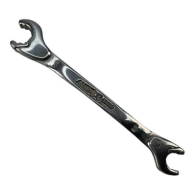 Alden SAE Doubled Open Ended Ratchet Wrench 7/16  & 3/8  Spooner Stainless Steel • $25.53