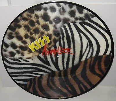 Kiss Animalize Picture Disc Album Holland Dutch Vinyl #562 Mark St. John Rock • $399.99