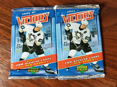 2006-07 Upper Deck Victory Hockey (2 Pack Lot = 12 Cards)see Rookie List Inside • $7.49