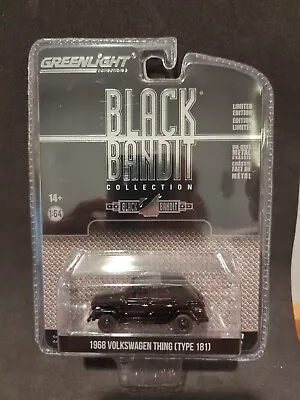 1968 Volkswagen Thing (Type 181) Black Bandit Edition 1/64 Greenlight Diecast • $5.99