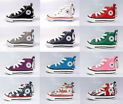 $14.50 • Buy NWT Converse Keychain Key Ring  ALL STAR CHUCK TAYLOR PATCH SNEAKER EDITION  