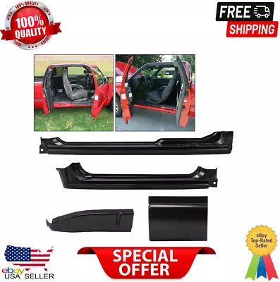 Outer Rocker Panel & Cab Corner For 1995-2003 Chevy S10 & GMC Sonoma 3rd Ext Cab • $375.23