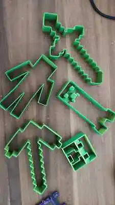 Minecraft Cookie Cutters - Level Up Your Baking Game With Pixelated Perfection • $8.36