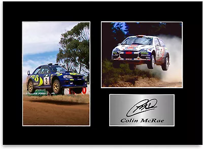 Colin McRae 1995 WRC World Rally Champion Signed Photo Display Mount A4  • £9.99