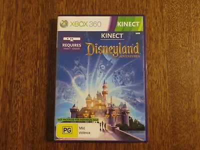 Mint Disc Xbox 360 Kinect Disneyland Adventures Free Postage • $19.99
