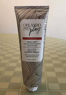 Orlando Pita Play COPPER RED Ampli-Tint Color Depositing Hair Mask 4oz NEW RARE! • $4.75