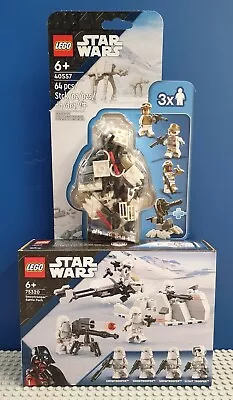 LEGO Star Wars ~ Hoth Battle Combo ~ 40557 + 75320 Brand New Factory Sealed.  • $79.95