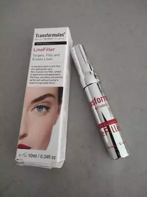 Transformulas LineFiller 10ml BNIB Targets Fills Erases Lines Non-Invasive • £19.98