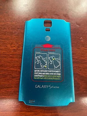 SAMSUNG I537 BLUE S4 ACTIVE BATTERY DOOR NEW OEM • $6.92