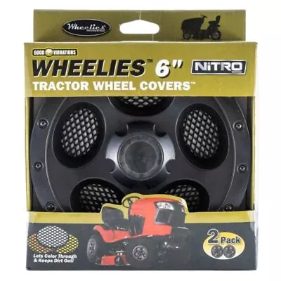 Wheelies Nitro Series - Riding Lawn Mower Tractor Wheel Covers - Snap Fit To The • $24.95