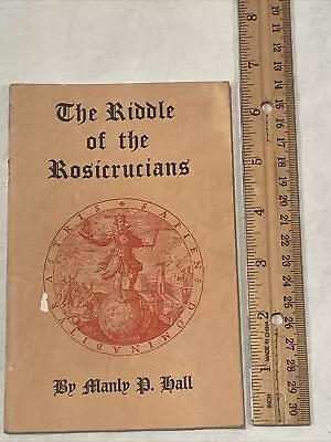 Vintage Occult Rare 1941 1st Ed. The Riddle Of The Rosicrucians — Manly P Hall  • $179.97