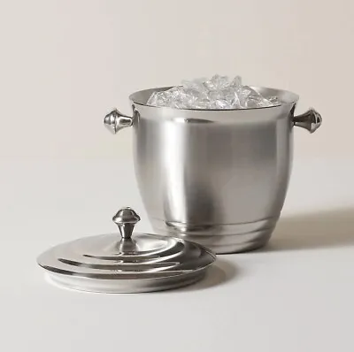 Lenox Tuscany Classics Collection Stainless Steel Metal Ice Bucket 9  • $35