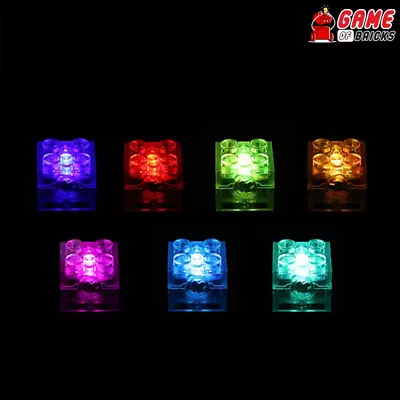 Game Of Bricks LED Light Bricks For LEGO (Multi Color Flash Bricks / Pack Of 30) • $34.25