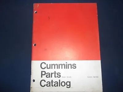 $22.99 • Buy Cummins V8 185 Diesel Engine Parts Manual Book 967088