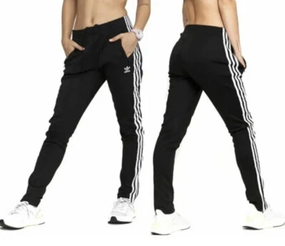 $30 • Buy ADIDAS SST Skinny Ankle Zip Track Pants Size 12 #29211