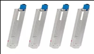 4 X Toner For OKI C5250n C5450n C5510 C5540 Compatible With 42403006 Cartridges • £158.28