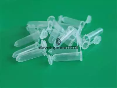 New 100pcs 2ml Micro Centrifuge Tube Vial Clear Plastic Vials Container Snap • $6.41