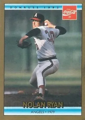 $2.49 • Buy 1992 Donruss Coca-Cola Nolan Ryan Baseball #13 Nolan Ryan California Angels