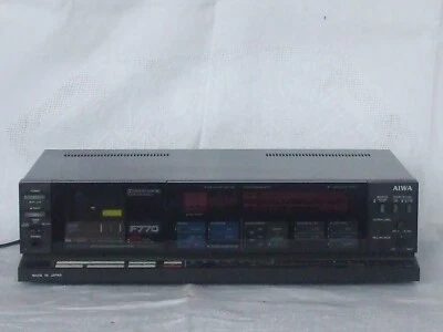 £102 • Buy Vintage AIWA AD-F770 3-Head Stereo Cassette Deck  99p No Reserve