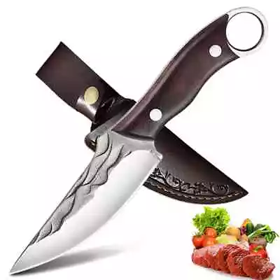 Viking Knife Chef Hunting Knife Japan Kitchen Meat Cleaver Butcher Boning Knife • $12.99