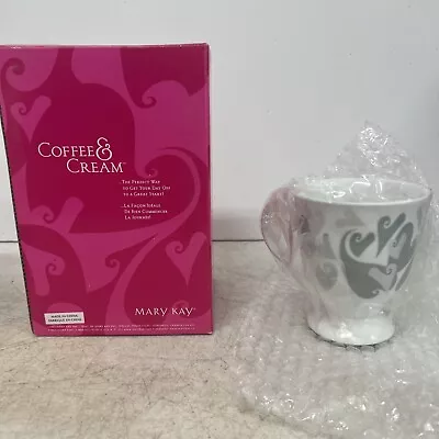 Christmas Mary Kay  Coffee & Cream  Pedestal Mug Coffee Hearts N • $7.20