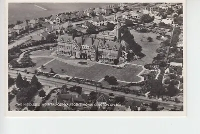 RPPC Aerial View Of Middlesex Hospital Convalescent Home Clacton On Sea Essex • £2.99