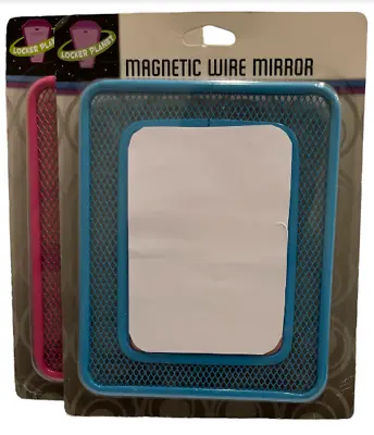 Locker Planet Magnetic Mesh Wired Locker Mirror - Assorted Colors - Select • £9.68