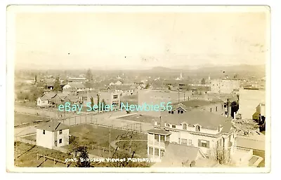 Medford Oregon OR - BIRDSEYE VIEW OF TOWN - RPPC Postcard • $20