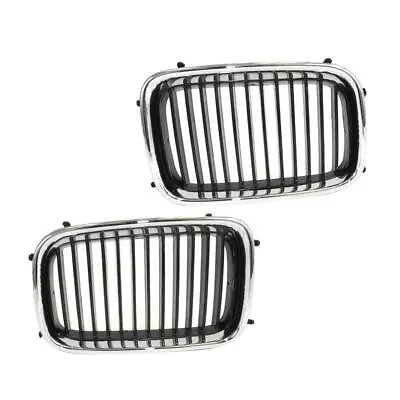 Left+Right Side Chrome Grille For BMW E36 92-96 3 Series 318i 325i M3 2/4DR • $53.06