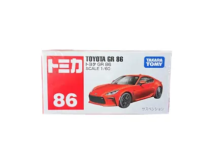 1/60 Takara Tomy  TOMICA #86 TOYOTA GR 86 Red Diecast Model Toy Car • $10.89