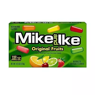 Mike And Ike Candy Original Fruits 4.25oz Theater Box (Pack Of 12) • $31.27