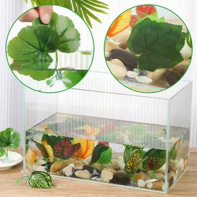 $1.91 • Buy Landscaping Hammock Simulation Betta Leaf Fish Tank Plants Aquatic Plants