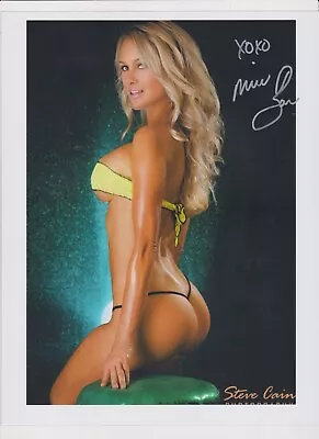 Michelle Baena Autographed 8x10 Photo Auto Playboy Benchwarmer Model COA • $24.95