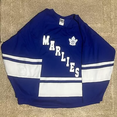 Toronto Marlies AHL AK Hockey Blue Jersey Size L / Large • $79.95