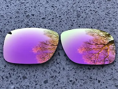 Etched Polarized Rose Pink Mirrored Replacement Lenses For Oakley Holbrook • £12.99
