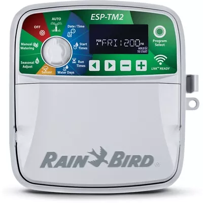 Rain Bird ESP-TM2 12 Station Outdoor Controller WIFI LNK Ready • $284.88