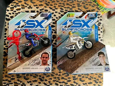 SX Supercross Toy Dirt Bike MXS SPIN MASTER New Ray Motorcycle Racing 1/24 Scale • $9.99