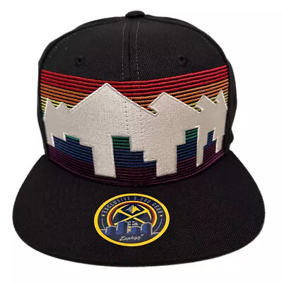 $39.99 • Buy Zephyr NBA Denver Nuggets “Skyline” Flat Bill SnapBack Hat BRAND NEW WITH TAGS