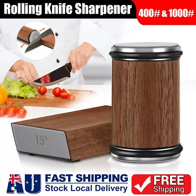 Knife Sharpener Pro Edge Sharpener Sharpening Stone Premium Sharpeners Diamond • $45.95