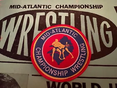 Vintage ORIGINAL NWA Wrestling Crockett Mid Atlantic PATCH NOS WCW MACW • $199.99