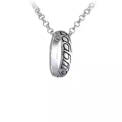 Elven .925 Fairy Sterling Silver Ring Of Power Necklace Set Peter Stone Jewelry • $59.97