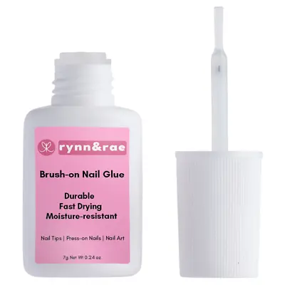 Rynn&rae Brush On Nail Glue Super Strong For Nails Tips Acrylic Press On 7g • $7.95