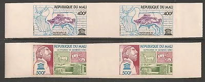 Mali #C287-C288 (AP114) VF MNH IMPERF - 1976 400fr To 500fr UNESCO Excavations  • $25