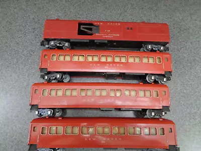 American Flyer S Gauge Early 1950's Four Red Passener Cars 3 #650's Free #718 • $19.99