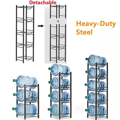 5 Gallon Water Bottle Holder Heavy Duty Water Jug Storage Rack Saving Space • $28.99