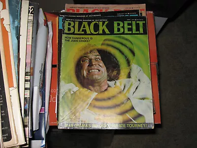 Black Belt Magazine April 1970 Judo Choke Mas Oyama RARE Martial Arts • $10