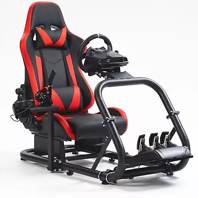 Hottoby Racing Simulator Cockpit Stand With Seat Fits Logitech G29 G920 G923 • £319.99