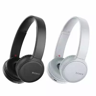 Wireless Bluetooth Headphones WH-CH510 SONY USB Headband Noise Canceling USB-C • £22.76